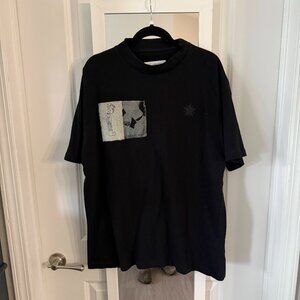 Glass A Hotel Dream “Lounge Act” Patch Graphic T-Shirt Black Men’s L